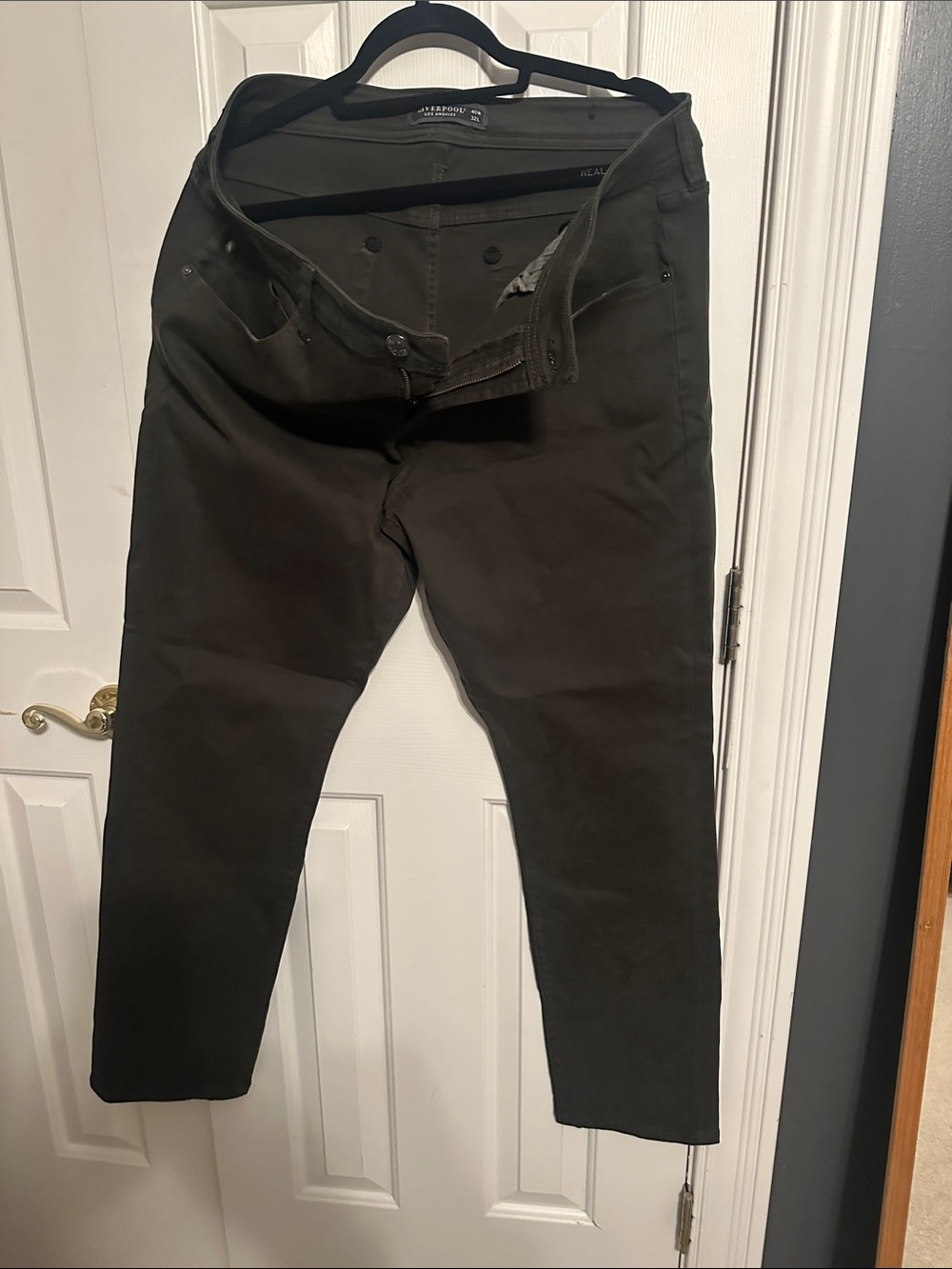 Liverpool Slim Men's Jeans - Dark Olive